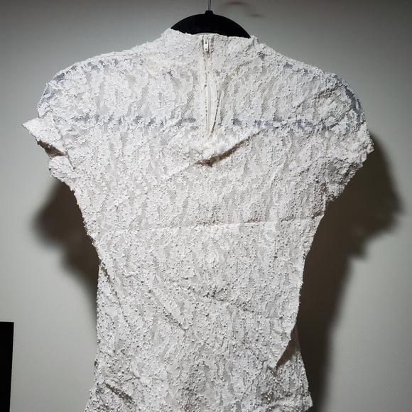Vintage Lace High Neck Top - Medium - Picture 3 of 3